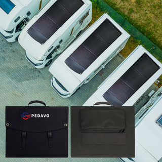 Panou fotovoltaic portabil tip geanta 100W, 18V