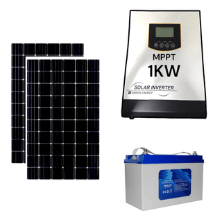 Kit fotovoltaic 1kW OffGrid MPPT Unda Pura