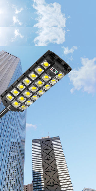 Lampa Solara Puternica 200w COB pentru Exterior Iluminat Stradal si de Gradina Eficient