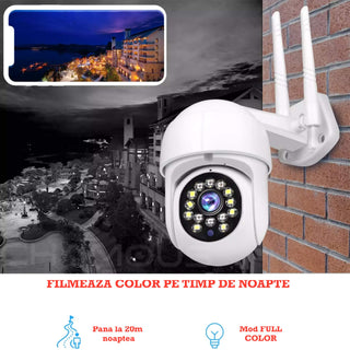 Camera wifi IP de 2MP PTZ, Detectie audio 1080P FULL HD S