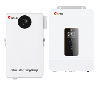 Invertor solar offgrid 12kW trifazic cu acumulator LIFE PO4 15KW 48V SRNE si modul wifi inclus