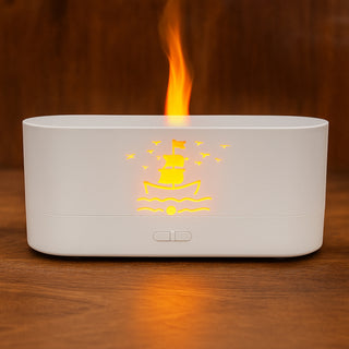 Difuzor aromaterapie Flacara alb