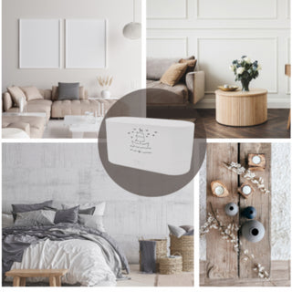 Difuzor aromaterapie Flacara alb