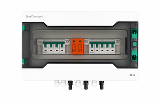Tablou sigurante pentru kiturile fotovoltaice 16A 1000V cu doua stringuri