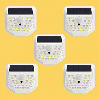 Set 5 lampi solare de perete 84 LED-uri SMD