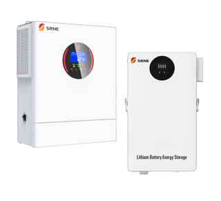 Invertor solar 5kW offgrid cu acumulator LIFE PO4 5.12KW 48V SRNE si modul wifi inclus