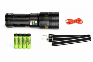 Lanterna LED POWER Profesionala 30000lm IP67 Rezistenta la Apa 1m Ultra-Rezistenta