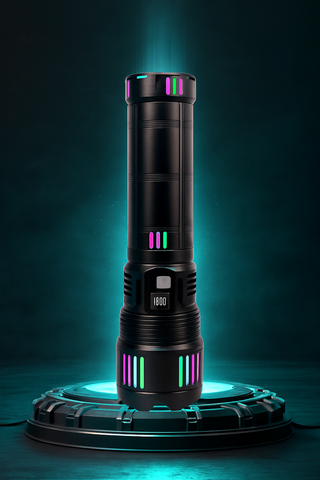 Lanterna profesionala din aluminiu led TG wick 3000m zoom telescopic