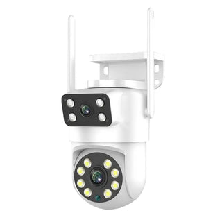 Camera supraveghere wireless inteligenta duala PTZ 5mp lentila 3.6mm