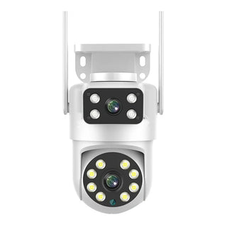 Camera supraveghere wireless inteligenta duala PTZ 5mp lentila 3.6mm