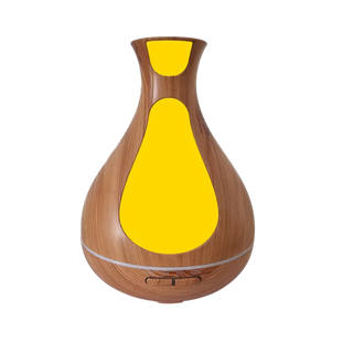 Difuzor aromaterapie 500 ml  LED 7 culore maro