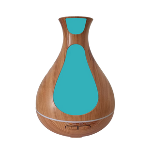 Difuzor aromaterapie 500 ml  LED 7 culore maro