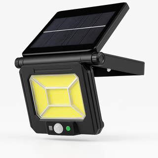 Lampa solara de perete cu senzor si led cob