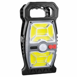 Lampa solara portabila cu senzor de miscare pe clips 3 trepte intensitate