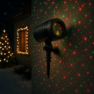 Proiector Laser Exterior Craciun cu Telecomanda si Efecte Luminoase Festive