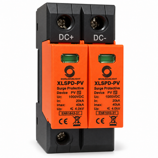 Siguranta descarcator de supratensiune 1000V DC panouri fotovoltaice, SPD 2P