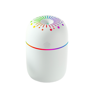 Umidificator portabil cu ultrasunete 300/500 ml LED multicolor  USB oprire automata