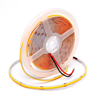 Banda LED COB 24V 8mm 320 LED/m Galben 5m