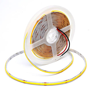 Banda LED COB 24V 8mm 320 LED/m Alb Natural 5m