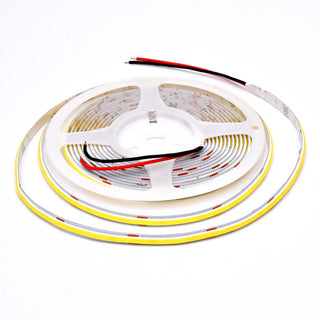 Banda LED COB 24V 8mm 320 LED/m Alb Rece 5m