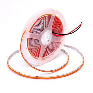 Banda LED COB 24V 8mm 320 LED/m Roz 5m