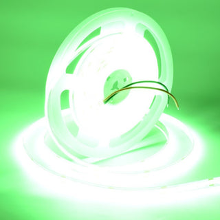 Banda LED COB 24V 8mm 320 LED/m Verde 5m