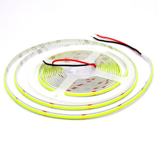 Banda LED COB 24V 8mm 320 LED/m Verde 5m