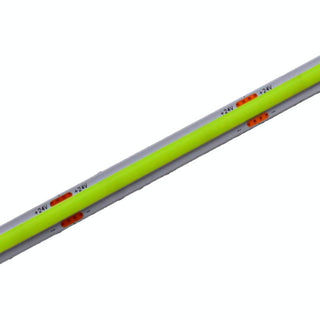 Banda LED COB 24V 8mm 320 LED/m Verde 5m