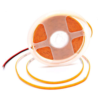 Banda LED COB 24V 5mm 400 LED/m ALb Cald 5m