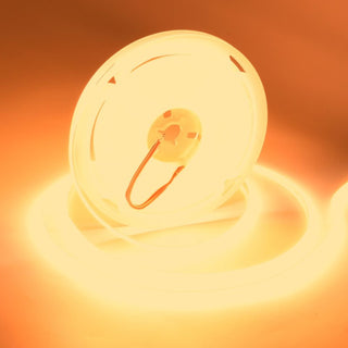 Banda LED COB 24V 5mm 400 LED/m ALb Cald 5m