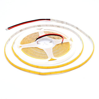 Banda LED COB 24V 5mm 400 LED/m ALb Rece 5m