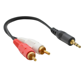 Cablu audio jack 3.5mm tata 2rca tata 15cm