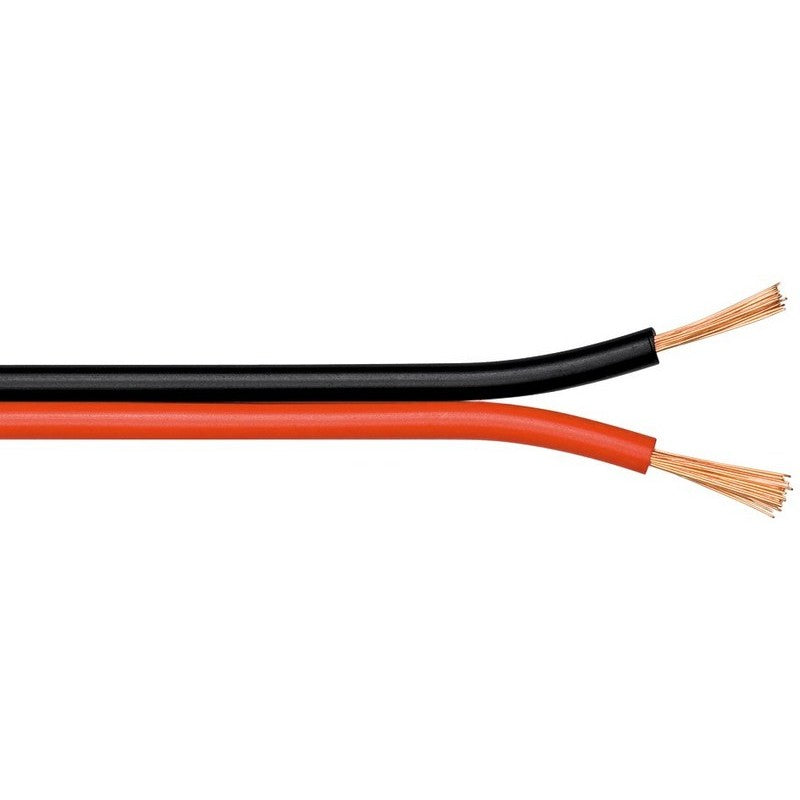 Cablu difuzor bifilar rosu-negru 0,75mm²