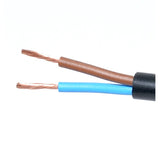 Cablu litat electric 2x2,5mm MYYM negru