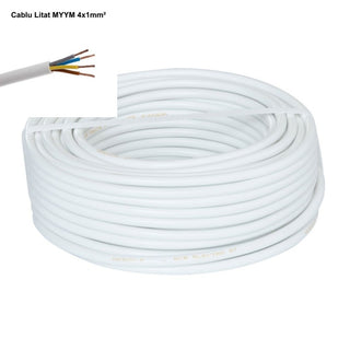 Cablu litat electric 4x1mm MYYM