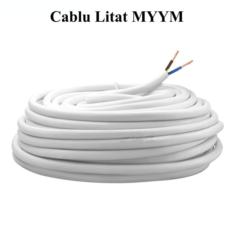 Cablu litat electric 2x1,5mm MYYM