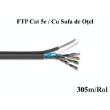 Cablu cat5 FTP cu sufa 8 fire