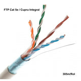 Cablu cat5e FTP cupru integral cu 8 fire