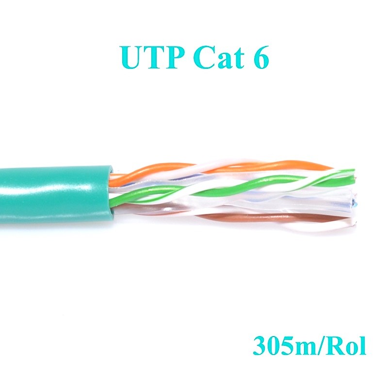 Cablu cat6 UTP Cupru integral cu 8 fire