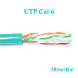 Cablu cat6 UTP Cupru integral cu 8 fire