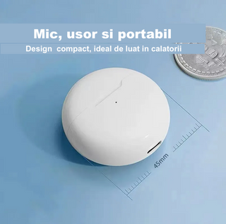 Casti wireless bluetooth 5.0 control tactil microfon incorporat