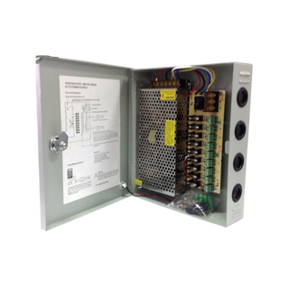 Sursa de alimentare 12V 18A in cutie metalica, stabilizata, pentru sistem supraveghere