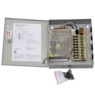 Sursa de alimentare 12V 18A in cutie metalica, stabilizata, pentru sistem supraveghere