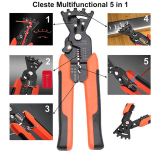 Cleste de sertizat multifunctional 5in1