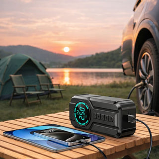 Pompa Auto Reincarcabila 12V - Compresor Portabil pentru Anvelope