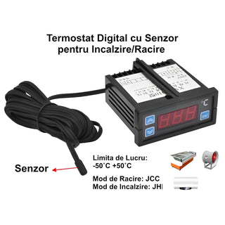 Controler digital de temperatura -50˚C +50˚C