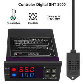 Controler digital de temperatura si umiditate