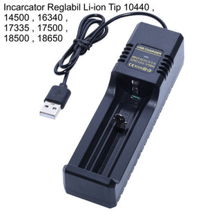 Incarcator acumulator Li-ion 1 port 3,7V cu USB