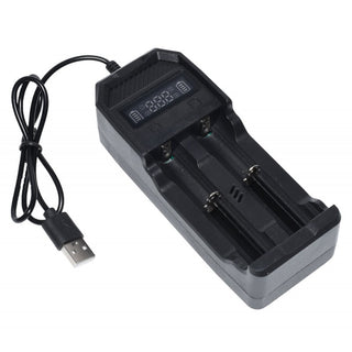 Incarcator digital  Li-ion 2 porturi 3,7V cu USB