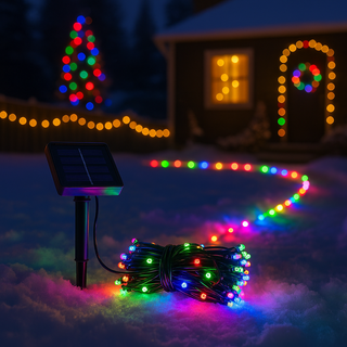 Instalatie solara 20m RGB multicolora